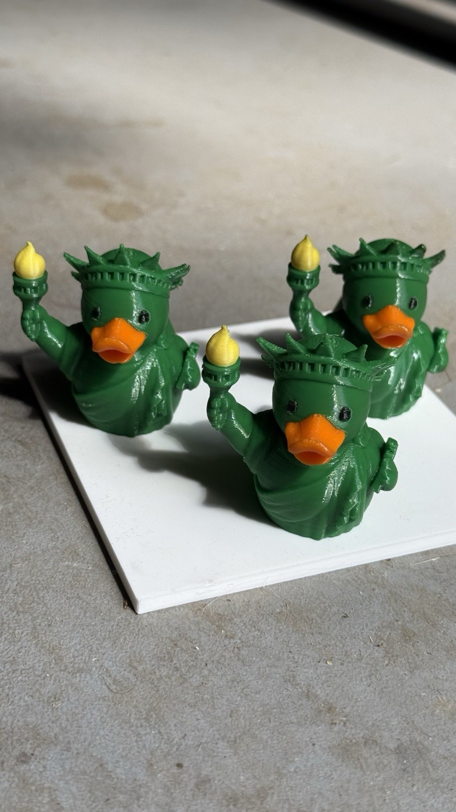 Liberty Duck™ – 3D Printed Statue of Liberty Duck | 4th of July Decor Gift USA