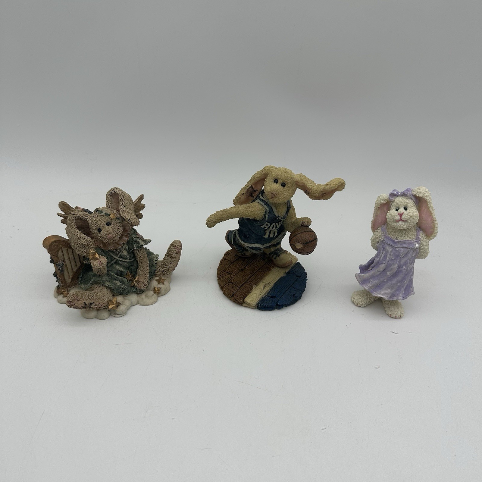 VTG Lot of 3 Boyd’s Bears Figurines Buzz The Flash, Cracker Barrel Feb, To Love