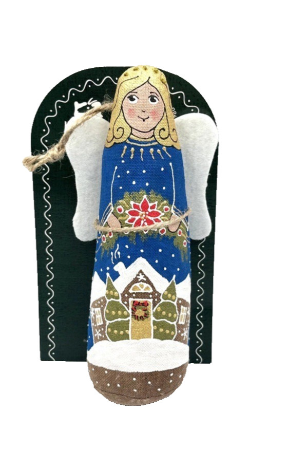 Ukrainian Angel~Handmade~Koza Dereza~Folk Art~decor~Christmas~eco-friendly~NWT~