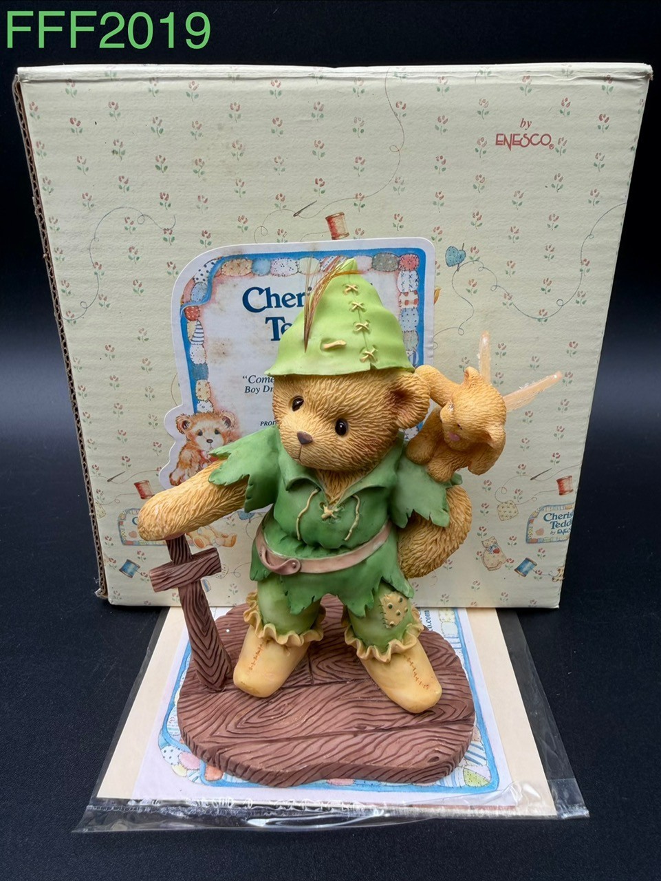 1997 Enesco Cherished Teddies Brett “Come To Neverland With Me” #302457