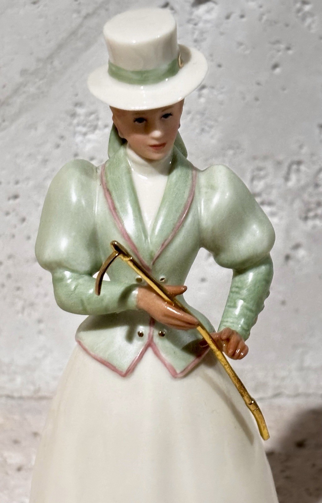 LENOX “Hampshire Hunt” fine porcelain lady figurine doll Ladies of Elegance 6”T