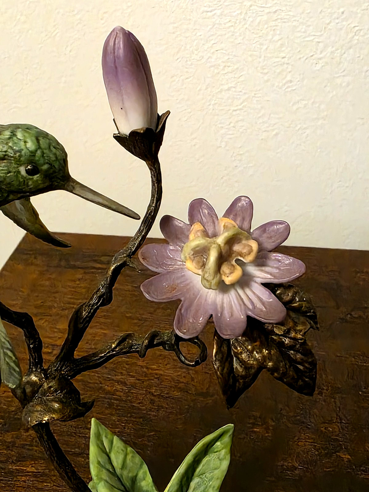 FRANKLIN MINT Porcelain HUMMINGBIRD & FLOWER Series. Bird #3. FM 1988