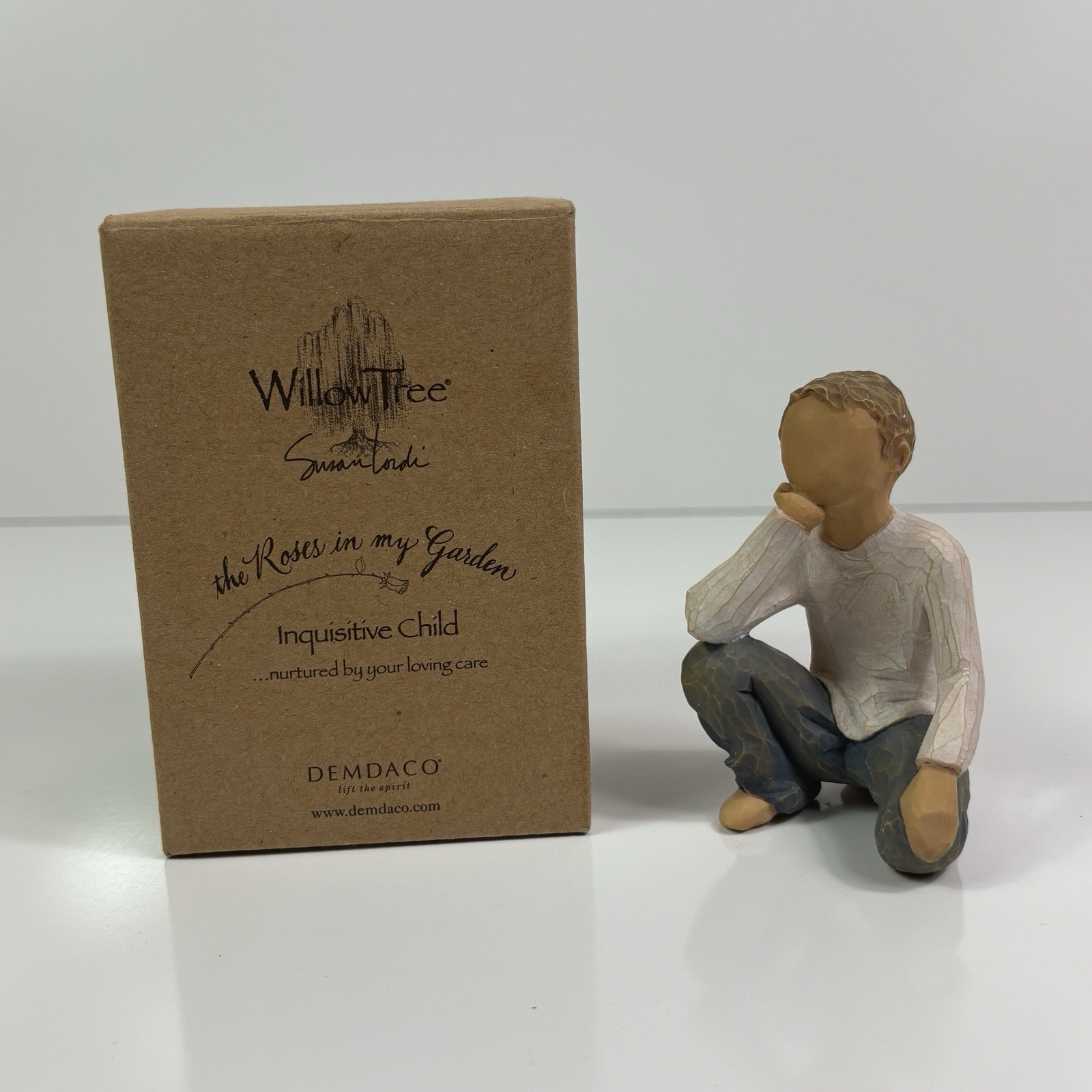 Willow Tree 2008 Inquisitive Child Figure Susan Lordi Demcado
