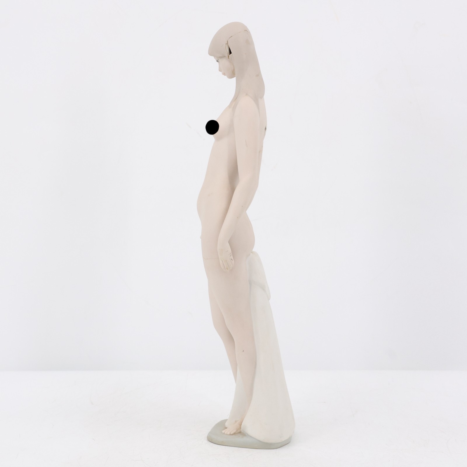 Vintage Lladro Nude Woman Matte Porcelain Figure