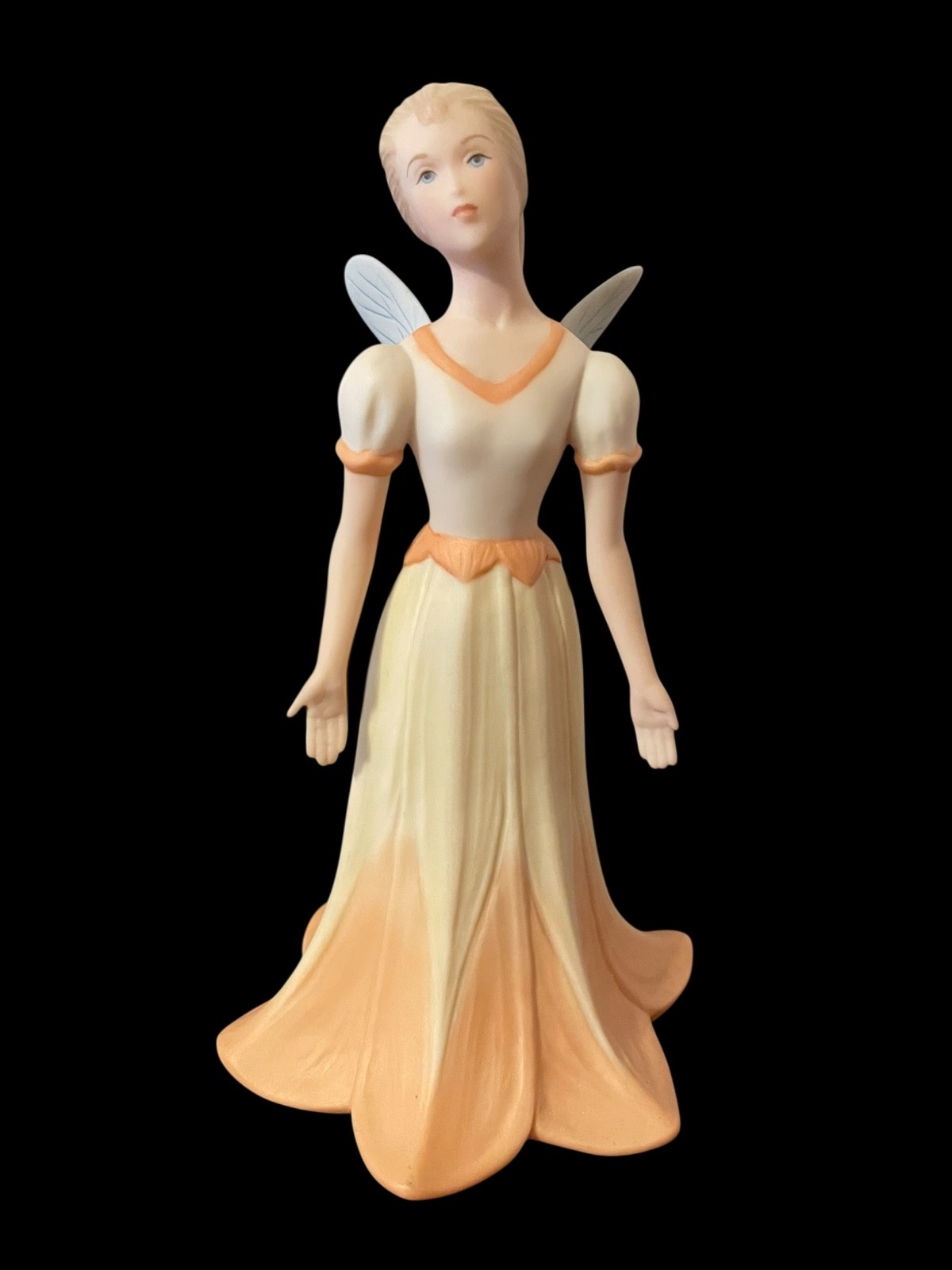 Vintage Laszlo Ispanky Figurine Fairy Hand Signed by Artist 7 3/4” in Height USA