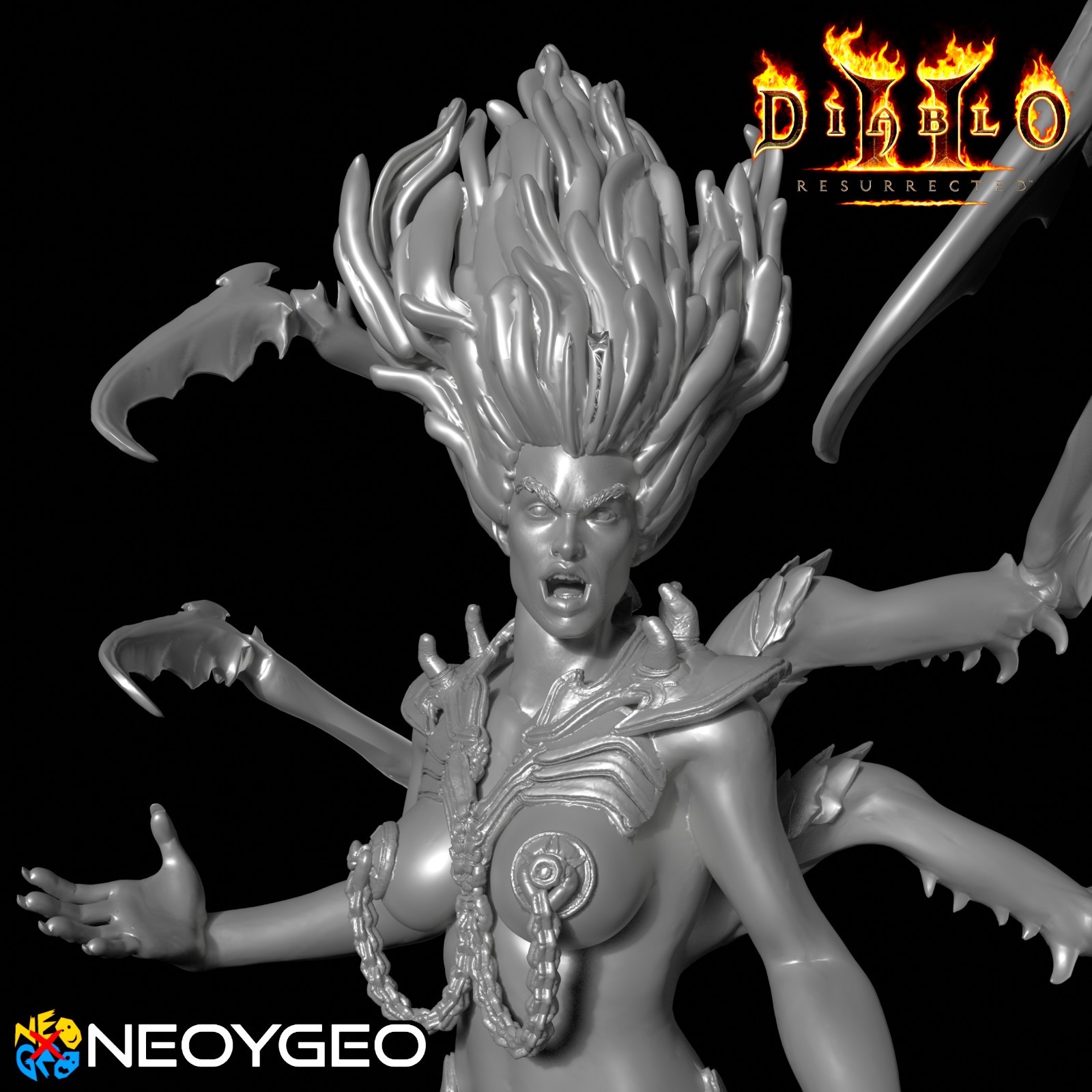 ANDARIEL – DIABLO 2 – 1/24 (75 mm Scale) Neoygeo UNPAINTED