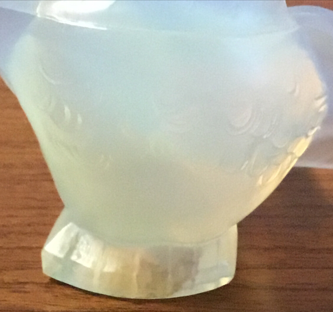 RARE SABINO FRANCE CRYSTAL WING DOWN TEASING BIRD – 2 3/4”T NO BOX MINT!