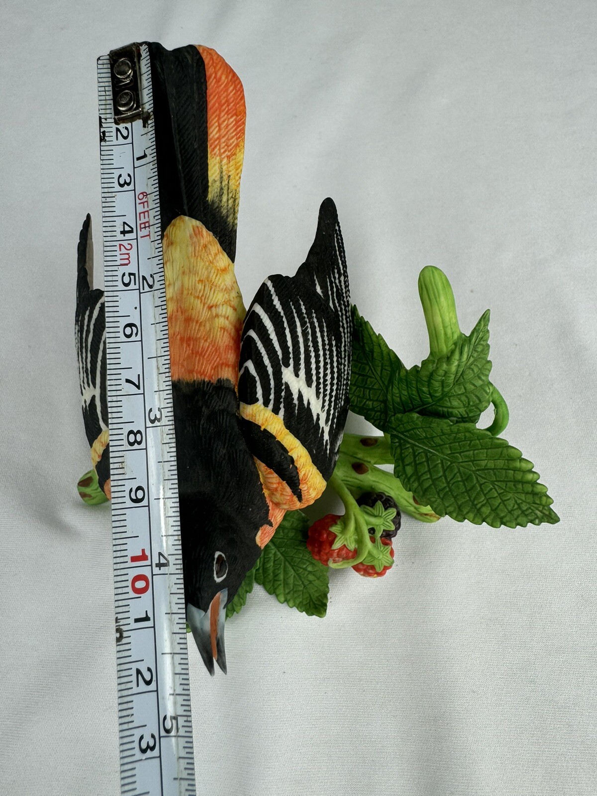 Lenox BALTIMORE ORIOLE Garden Birds Collection 1990 Handcrafted Fine Porcelain