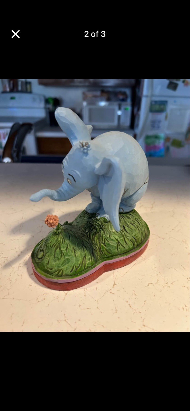 Jim Shore Dr Seuss ‘Horton Hears a Who’ Figurine with Flower 6002910