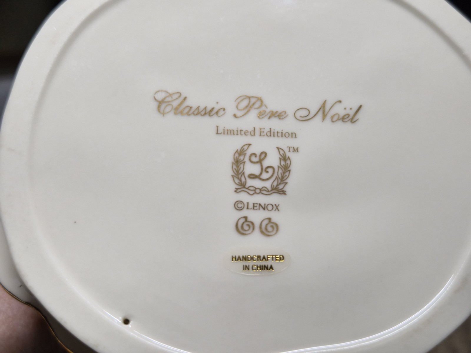 The Lenox Classic Pere Nole Santa Sculpture NO LONGER AVAILABLE FROM LENOX VERY
