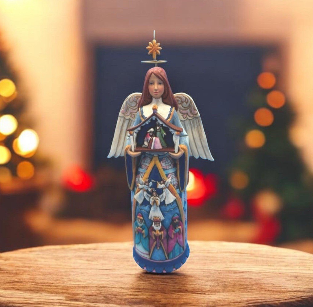 Jim Shore Blessed Be The Nativity Christmas 2011 Angel Figurine 4026437 NEW