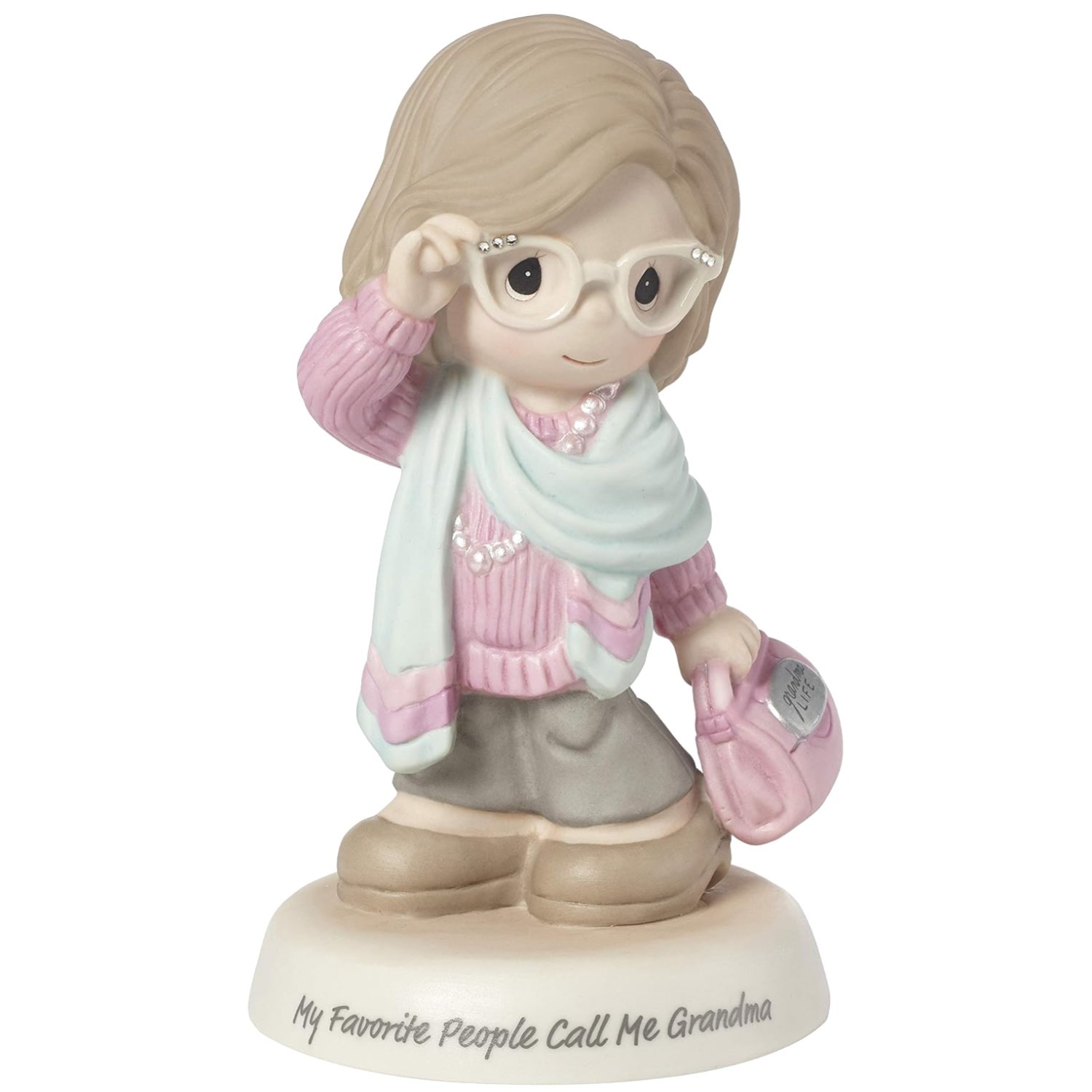 Grandma Bisque Figurine – Heartwarming Gift