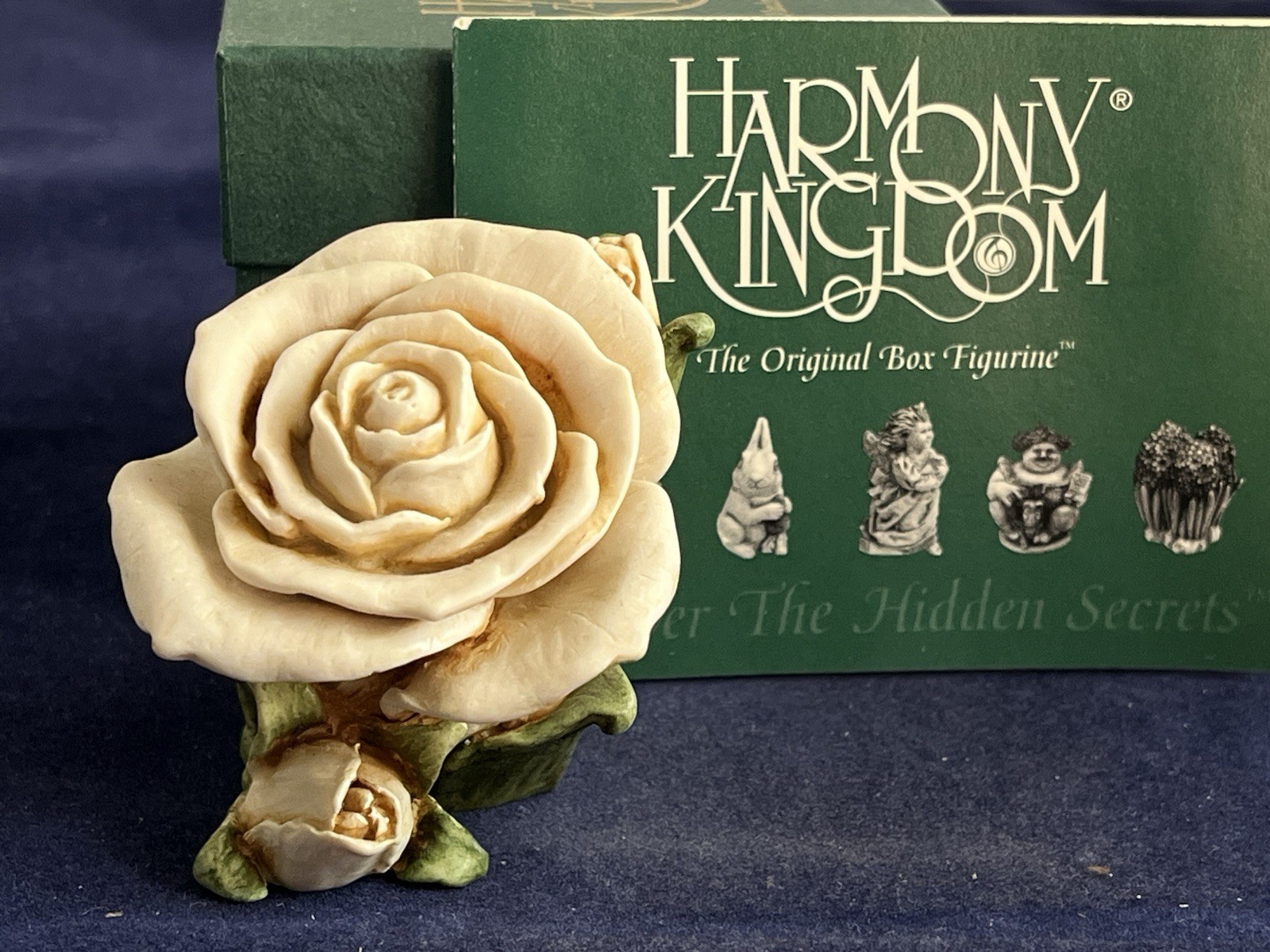 Harmony Kingdom~ Limited Edition~ SINGLE WHITE ROSE ~NIB~Made UK~Signed~#546