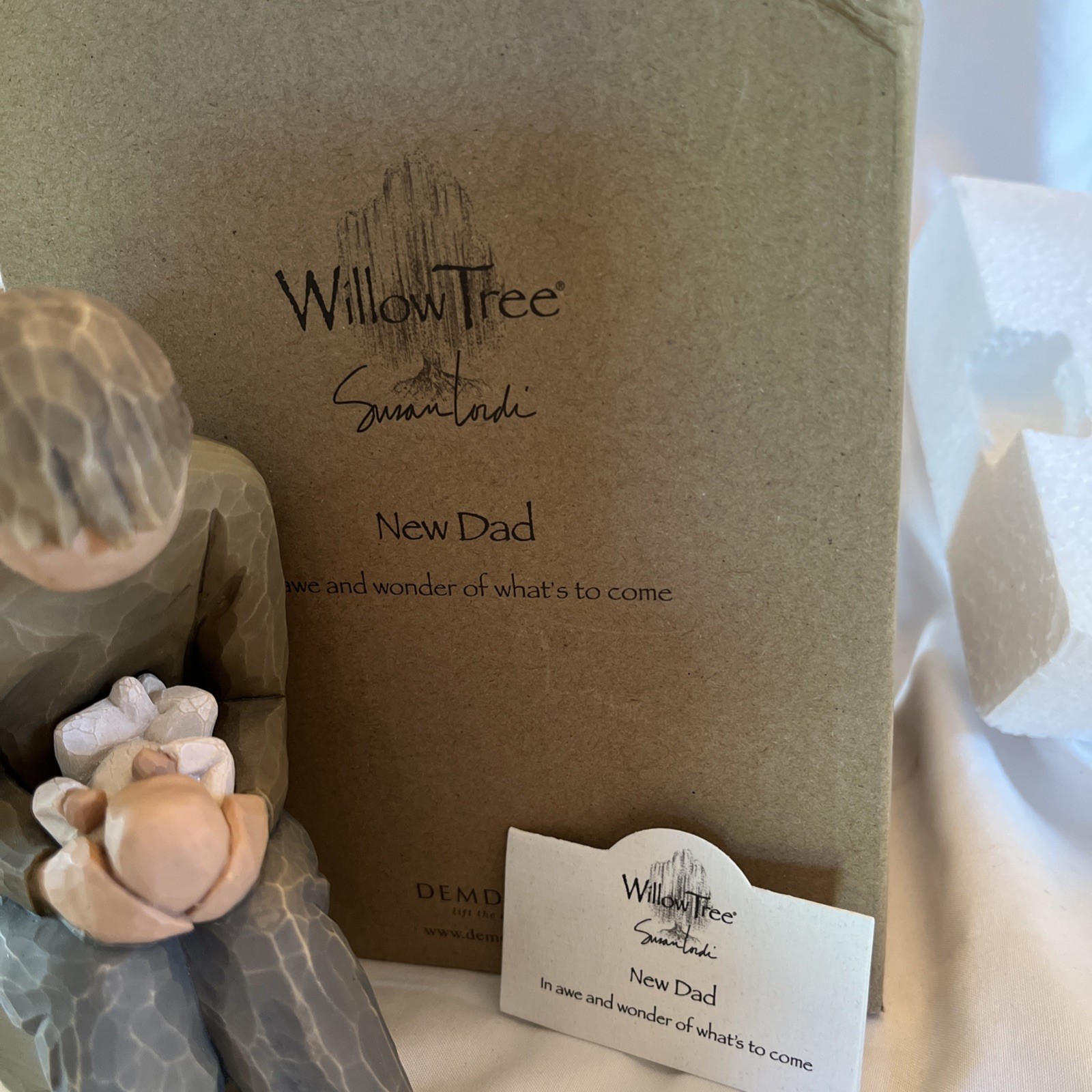 Vintage Retro 2004 Willow Tree New Dad Figurine 26129 New In Box