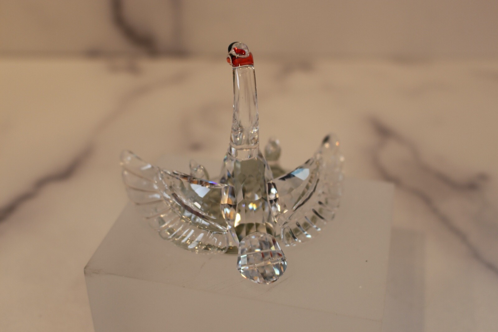 Swarovski Crystal Swan Family Beauties of the Lake Series Retired