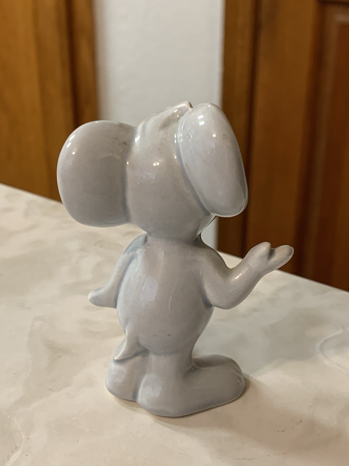 Vintage Papel mouse porcelain cartoon collectible figurine grey California Japan