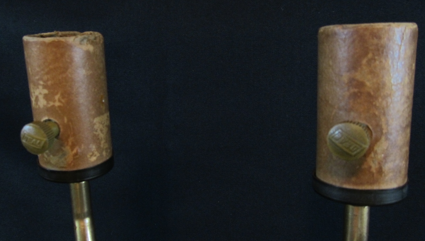 Pair of Ceramic Figural Vanity/Boudoir Lamps Man & Woman Figurines ~All Original