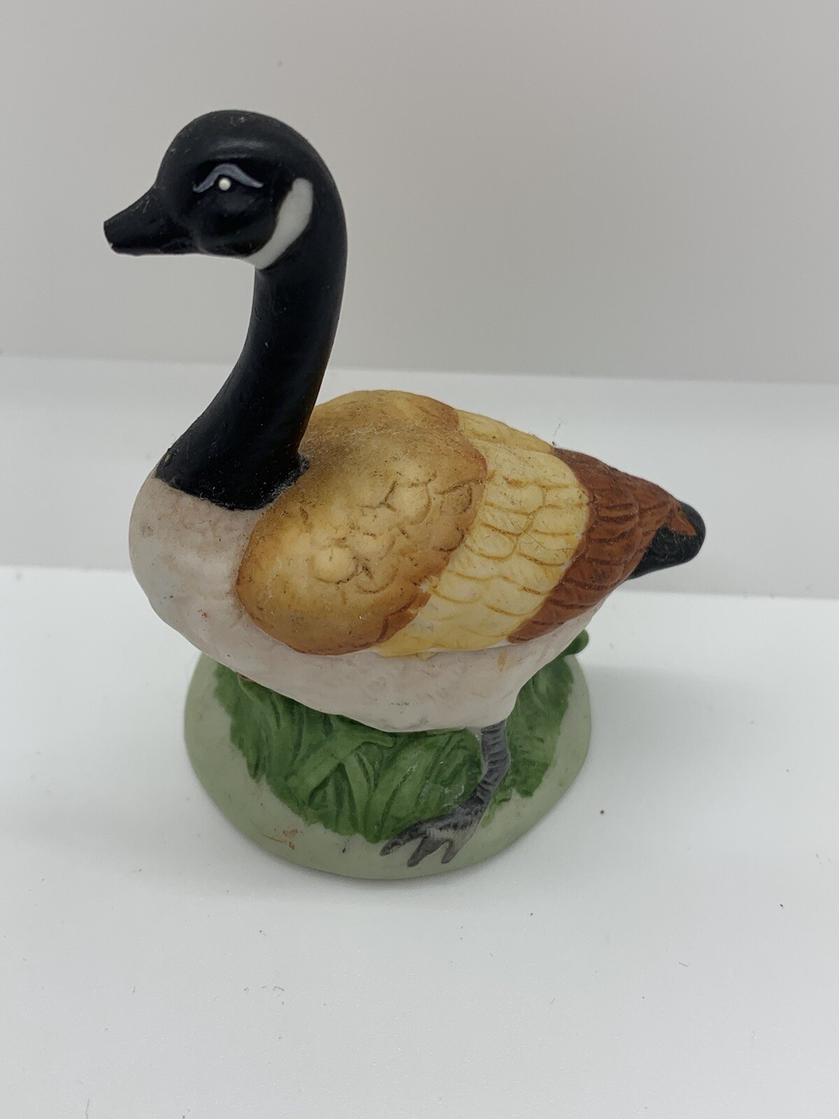 Vintage Biedermann Porcelain Figurines Pair Of Canada Geese Goose Sri Lanka READ