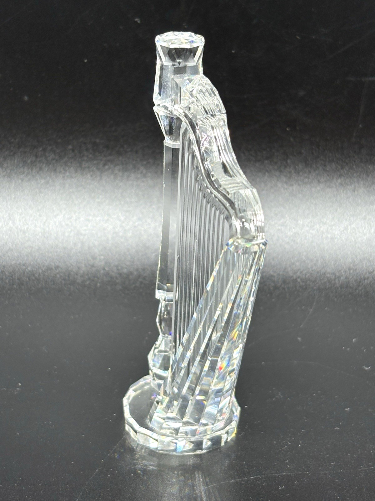 Swarovski Harp Crystal Melodies Collection Musical Instrument Figure 4″ Austria