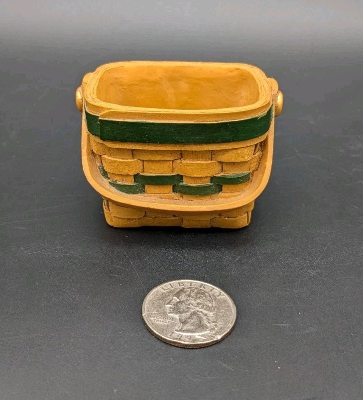 Suzi Skoglund Blossom Bucket Resin Basket Figurine Folk Art Farmhouse