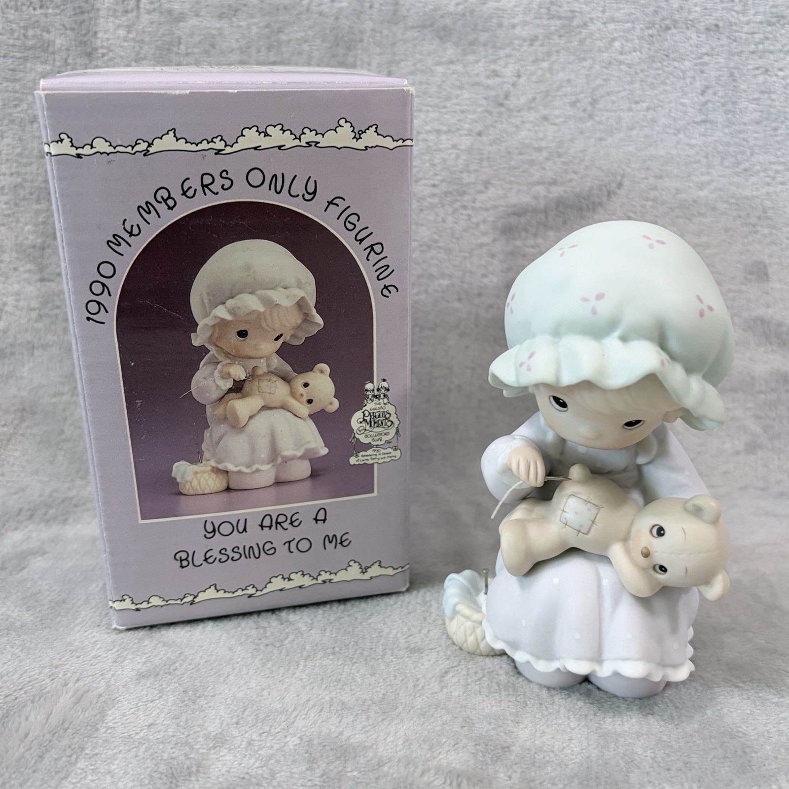 Precious Moments “You Are A Blessing To Me” PM-902 Collectors Club Edition 1990