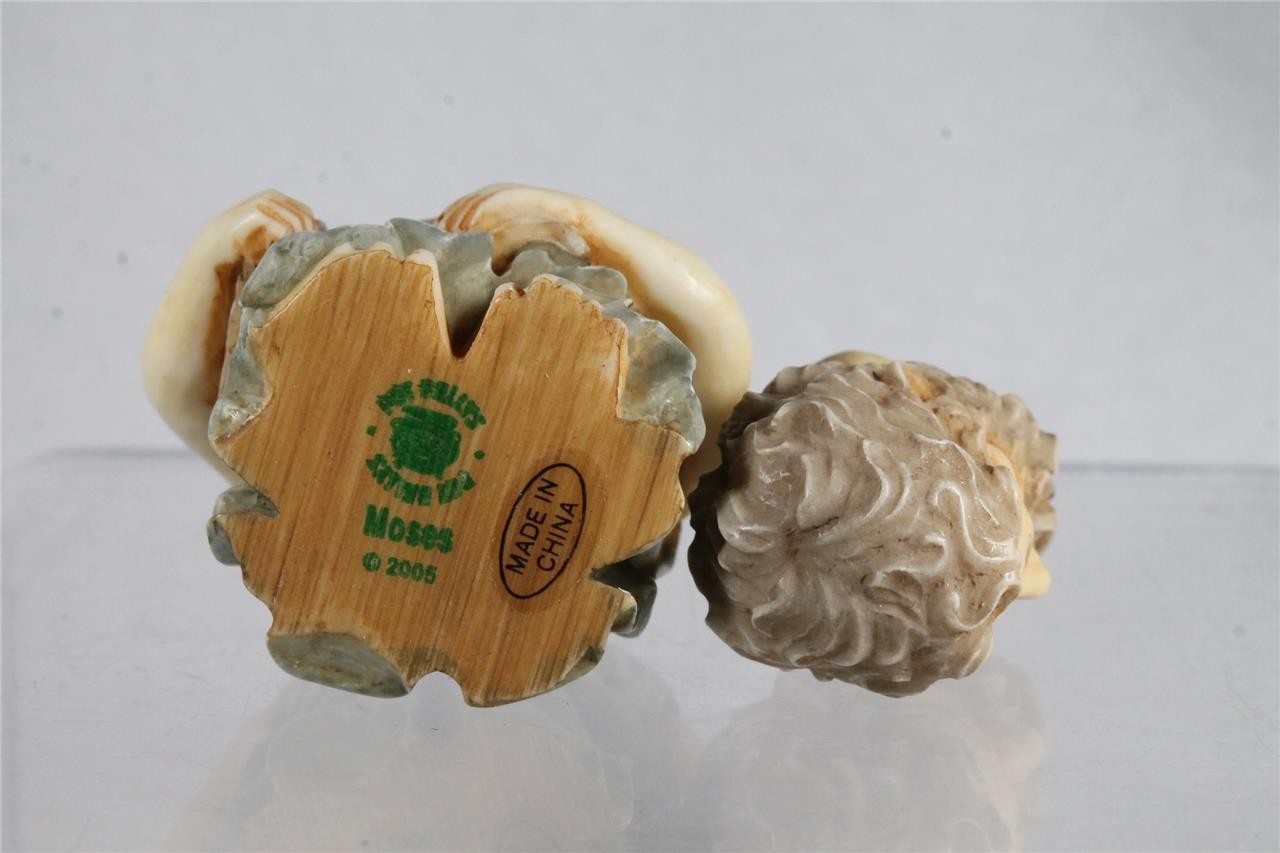 RARE Harmony Kingdom Ball Pot Bellys – MOSES – xPBHMS – Retired New In Box