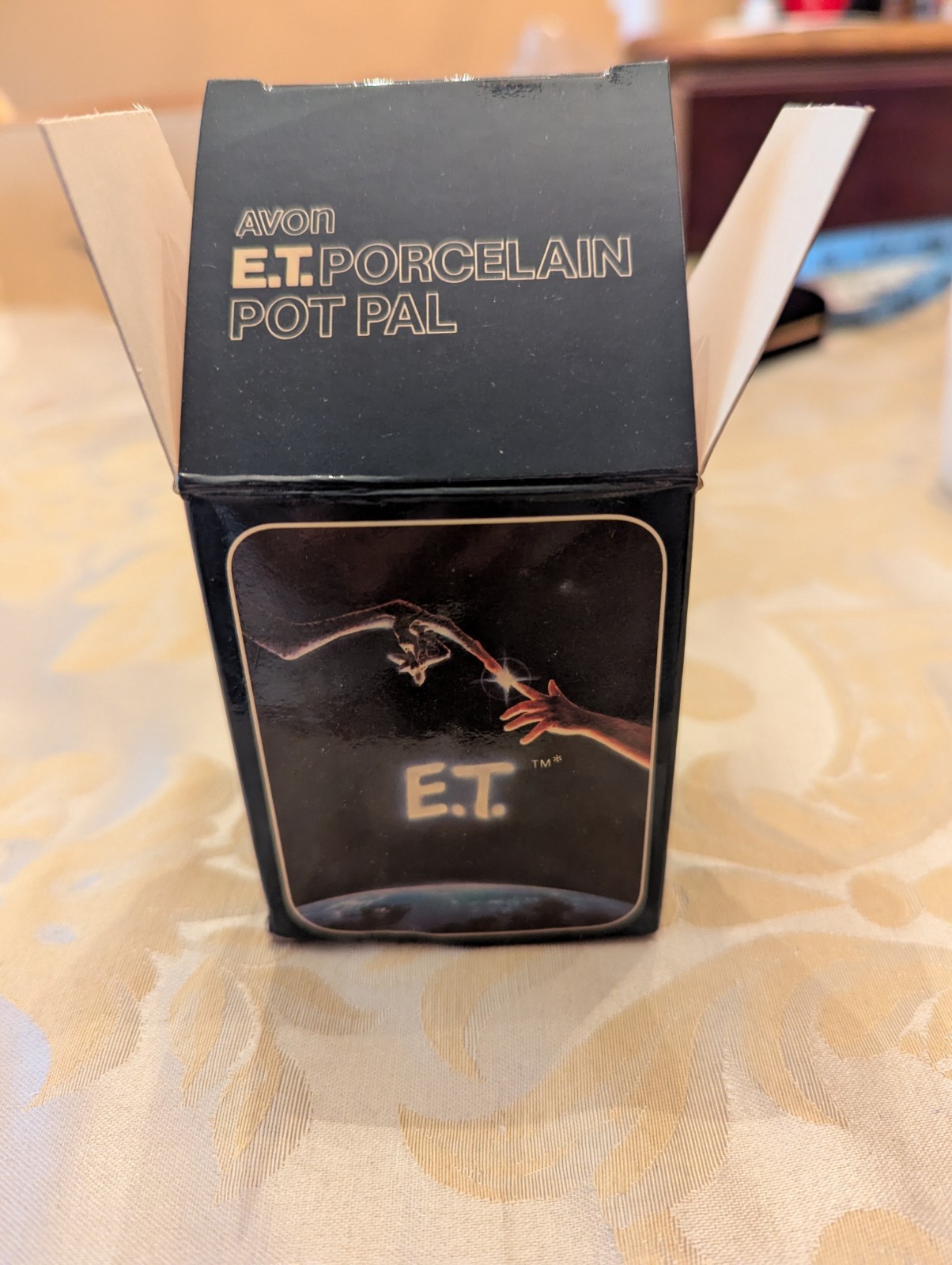 Universal Studios E.T. AVON Porcelain Figure Pot Hanger Pot Pal Vintage 1982