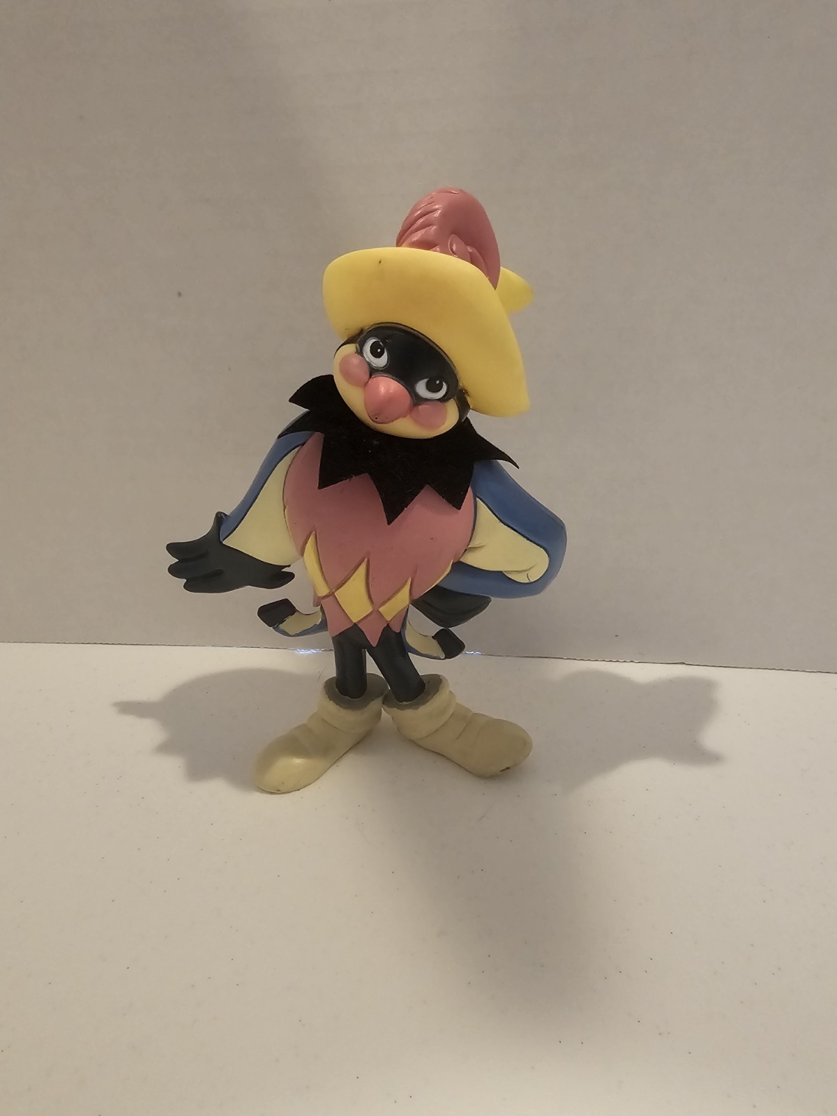 Vintage Don Bluth Ltd 1993 Figure Clown Jester Hat Cartoon PVC 7”