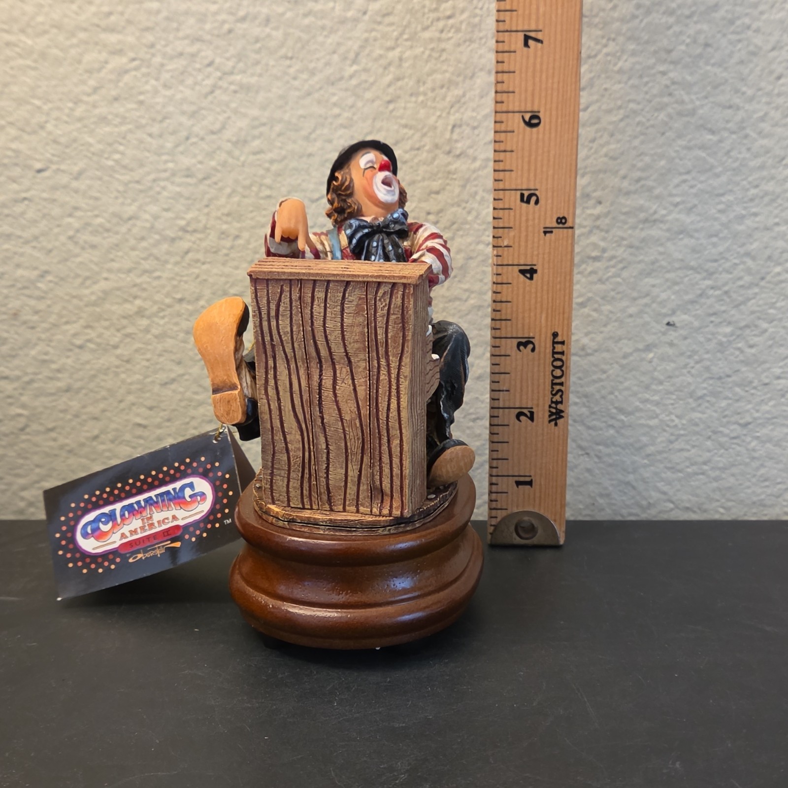 Vanmark Clowning in America Suite II Clown Piano Player Figurine 6in 1999