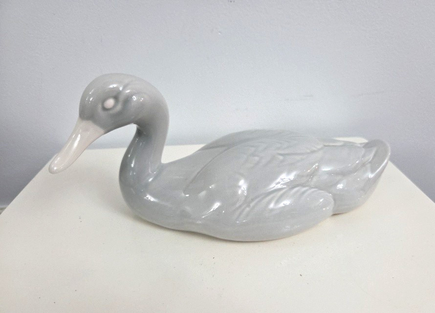 Beautiful Retired Hispania Porcelain Duck Figurine 27cm Daisa 1986 Made in Spain