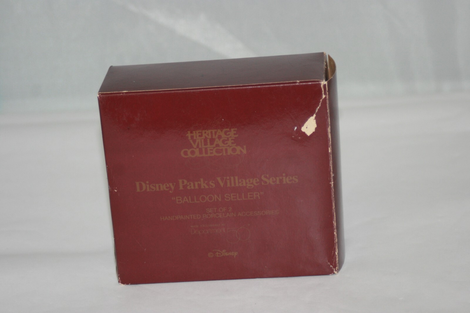 Department 56 Disney Parks Village Series Balloon Seller #53539 NEW