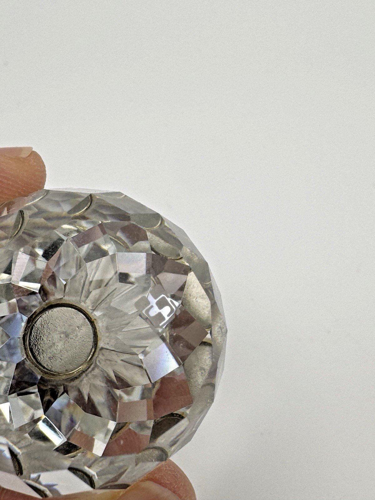Swarovski Silver Crystal Pineapple, Small 7507 060 001 Silver Rhodium Leaves