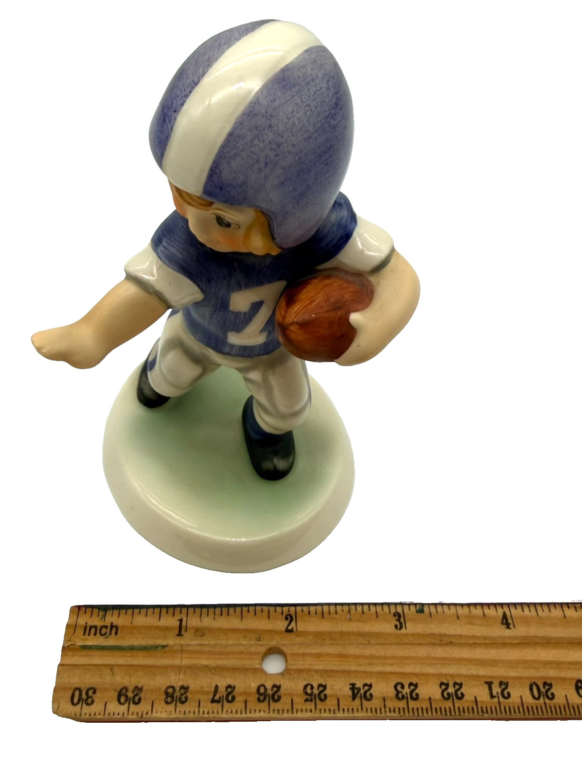 Vintage Goebel Quarterback Football Player Figurine West Germany 5″
