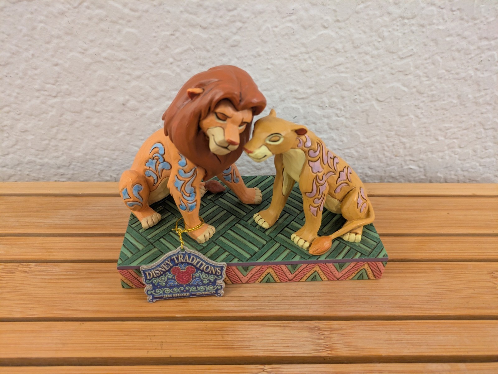 Enesco Jim Shore Disney The Lion King Simba Nala Savannah Sweethearts W/ Tag