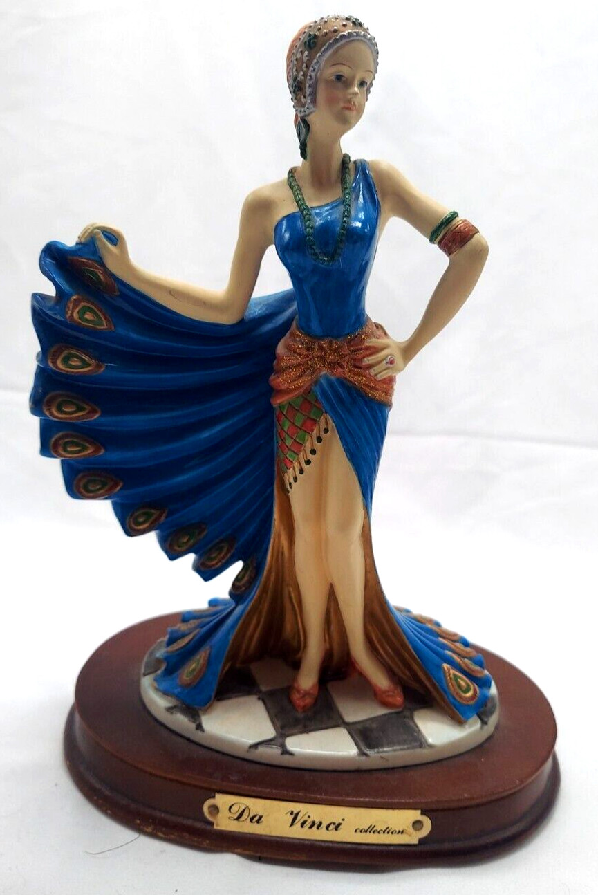1980s Da Vinci Collections Ladies Figurines Set of 3 Figures Vintage