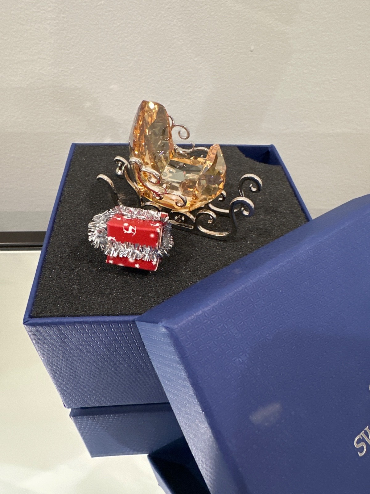 Swarovski Crystal Santa’s Sleigh