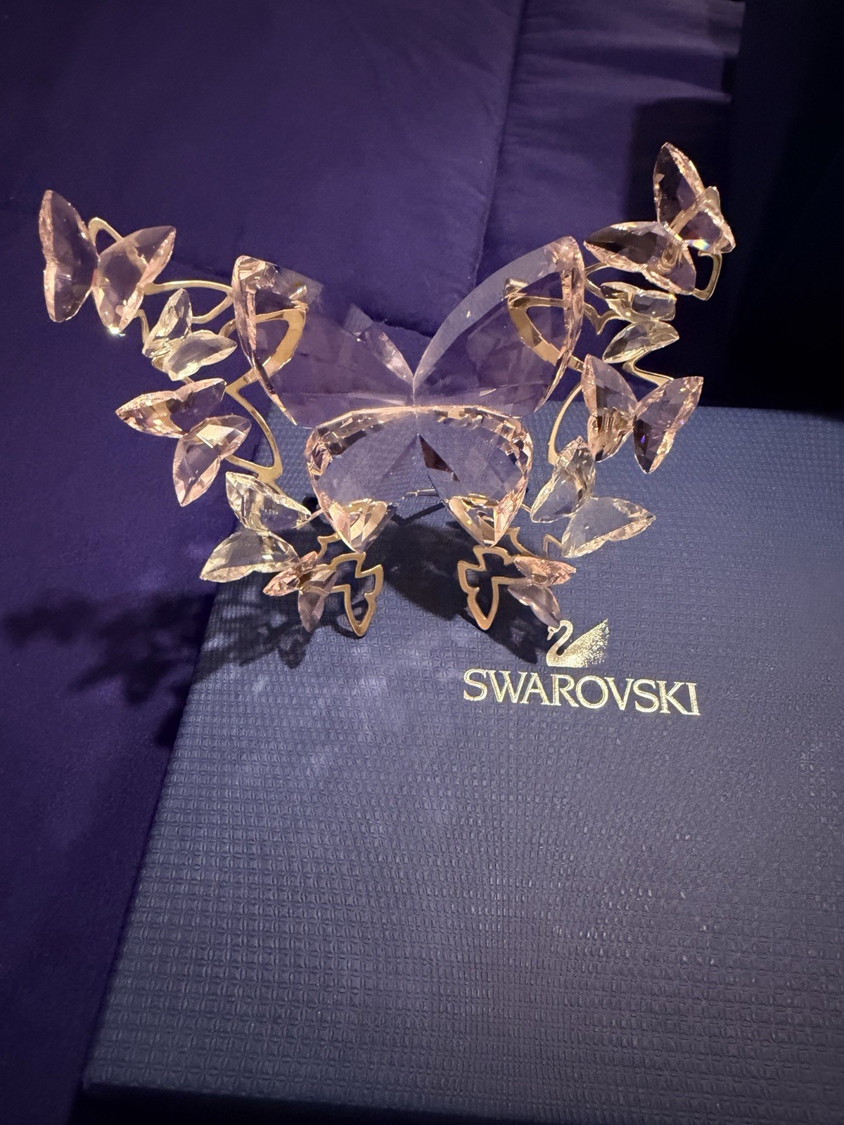 Swarovski Crystal Butterfly Rosaline Figurine 5031520