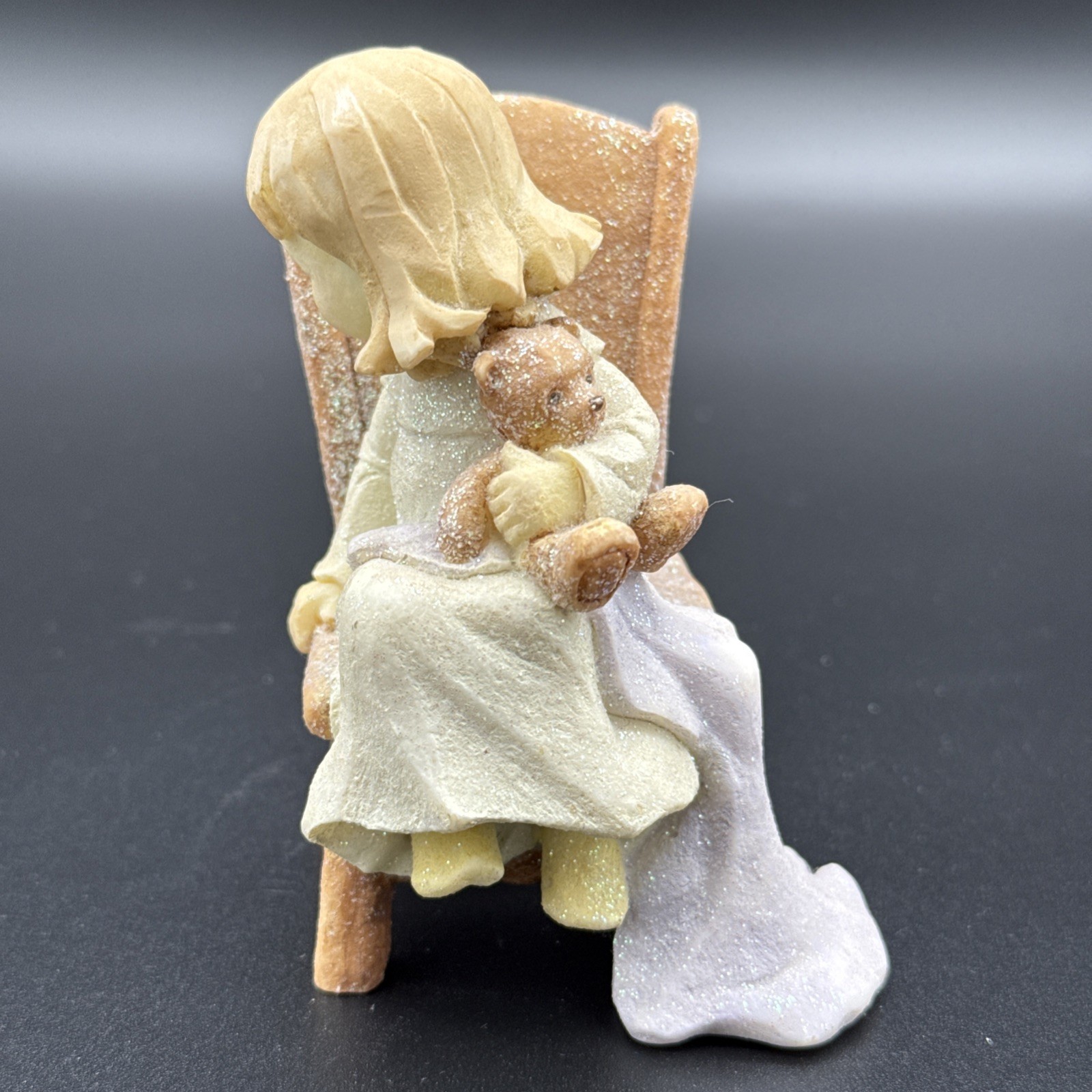 Foundations Enesco Karen Hahn Girl Chair Religious Figurine Forgive Me 112026