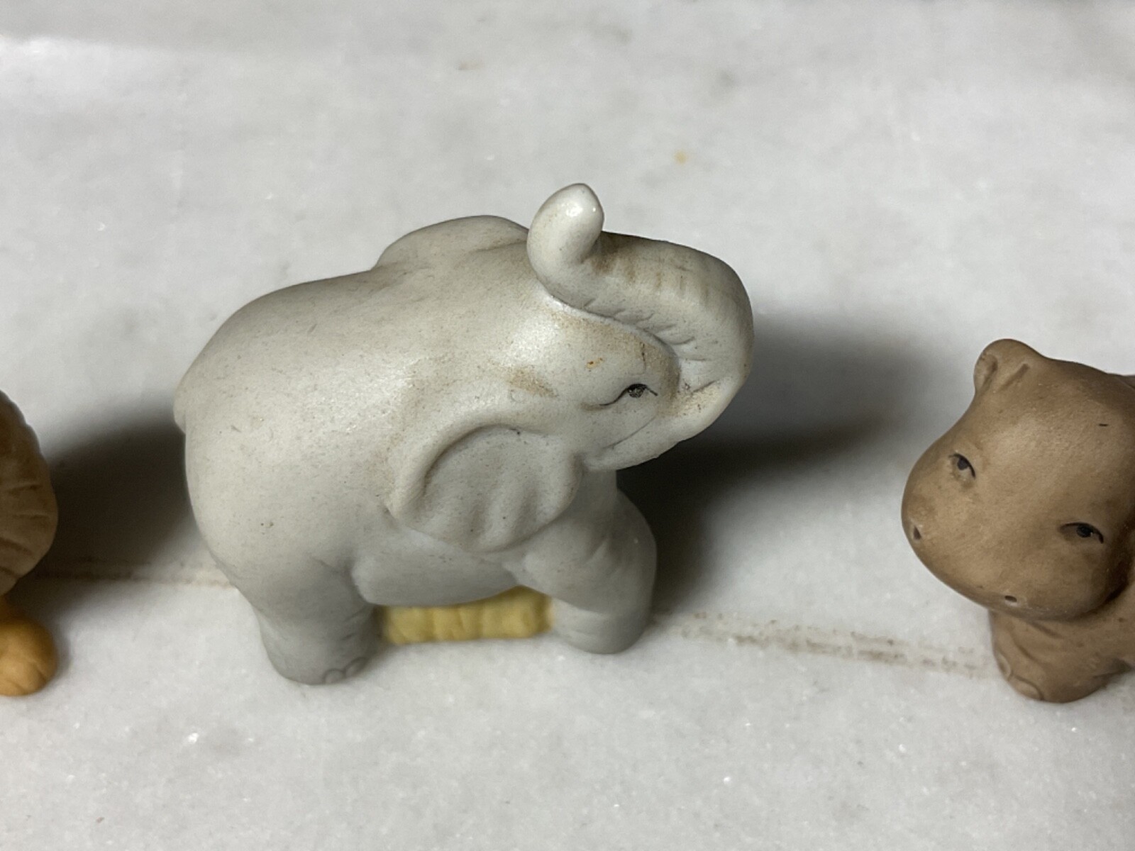 3 Small Animal Figurines Made in Sri Lanka