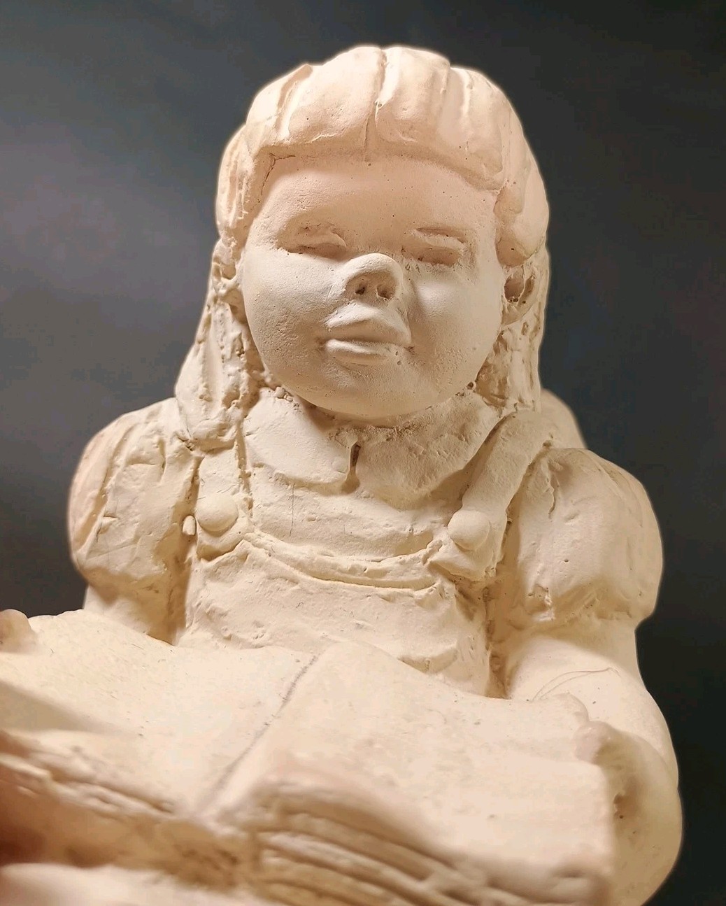 Vintage Austin Sculptures 1996 Book Lovers Dee Crowley Boy Girl Reading Statue