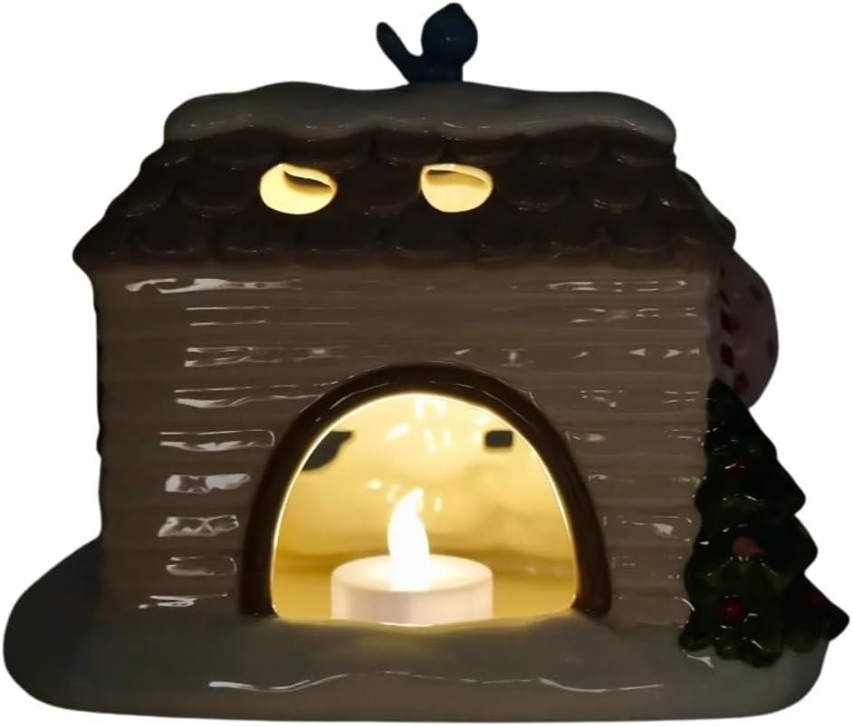 Blue Sky Clayworks Strawberry Shortcake Snowflake Sweetness Candle House