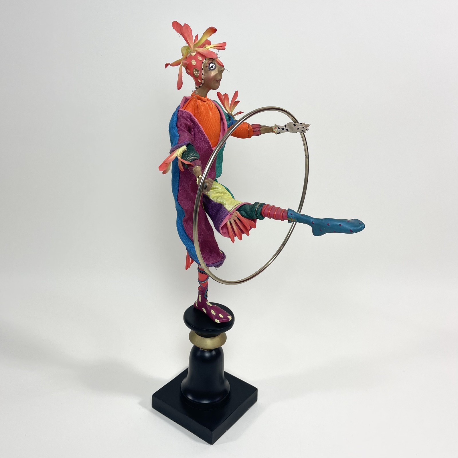 Cirque du Soliel Kate Church Balancing Ring Performer Figure Folk Art