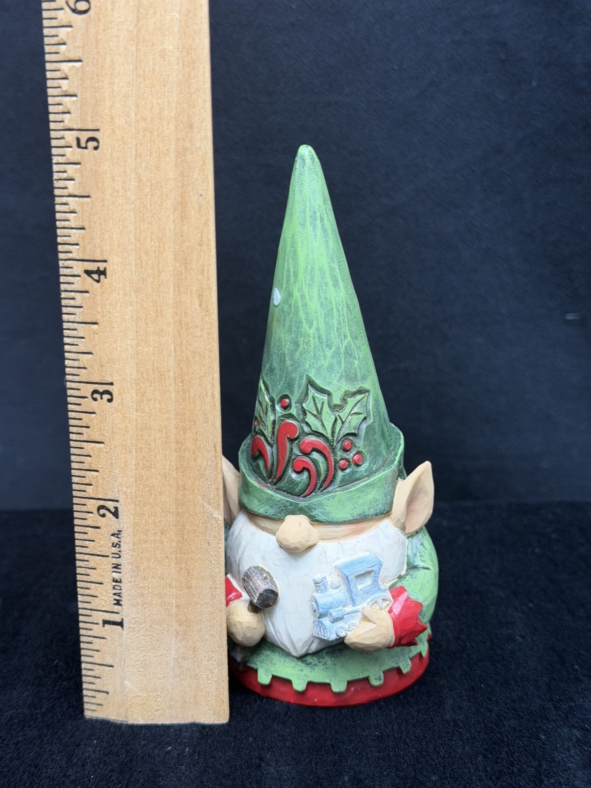 Jim Shore Enesco Holiday Helper Elf Gnome Figurine ’22 Heartwood Creek Christmas