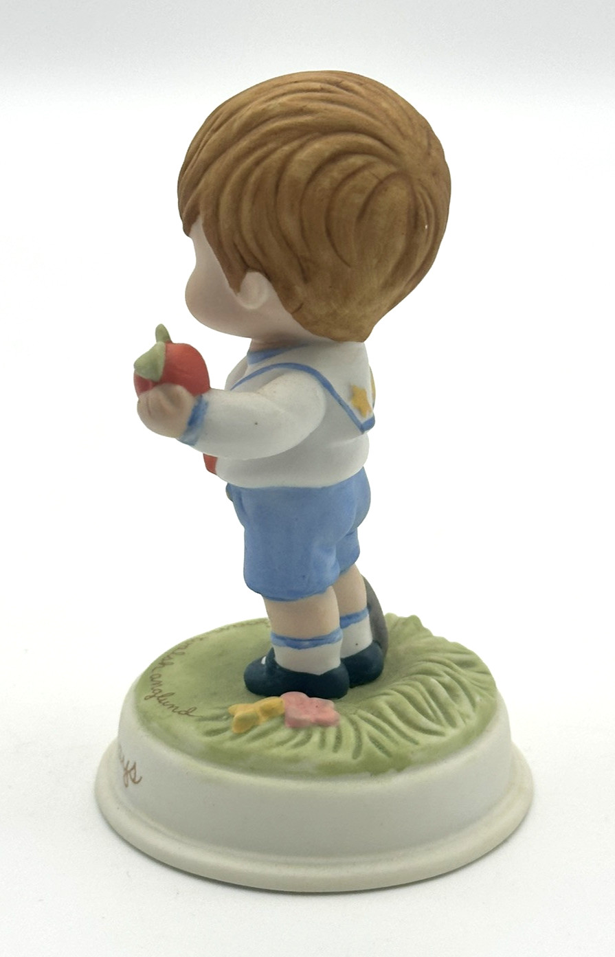 Avon 1980’s Ceramic Figurine – SCHOOL DAYS by Joan Walsh Anglund