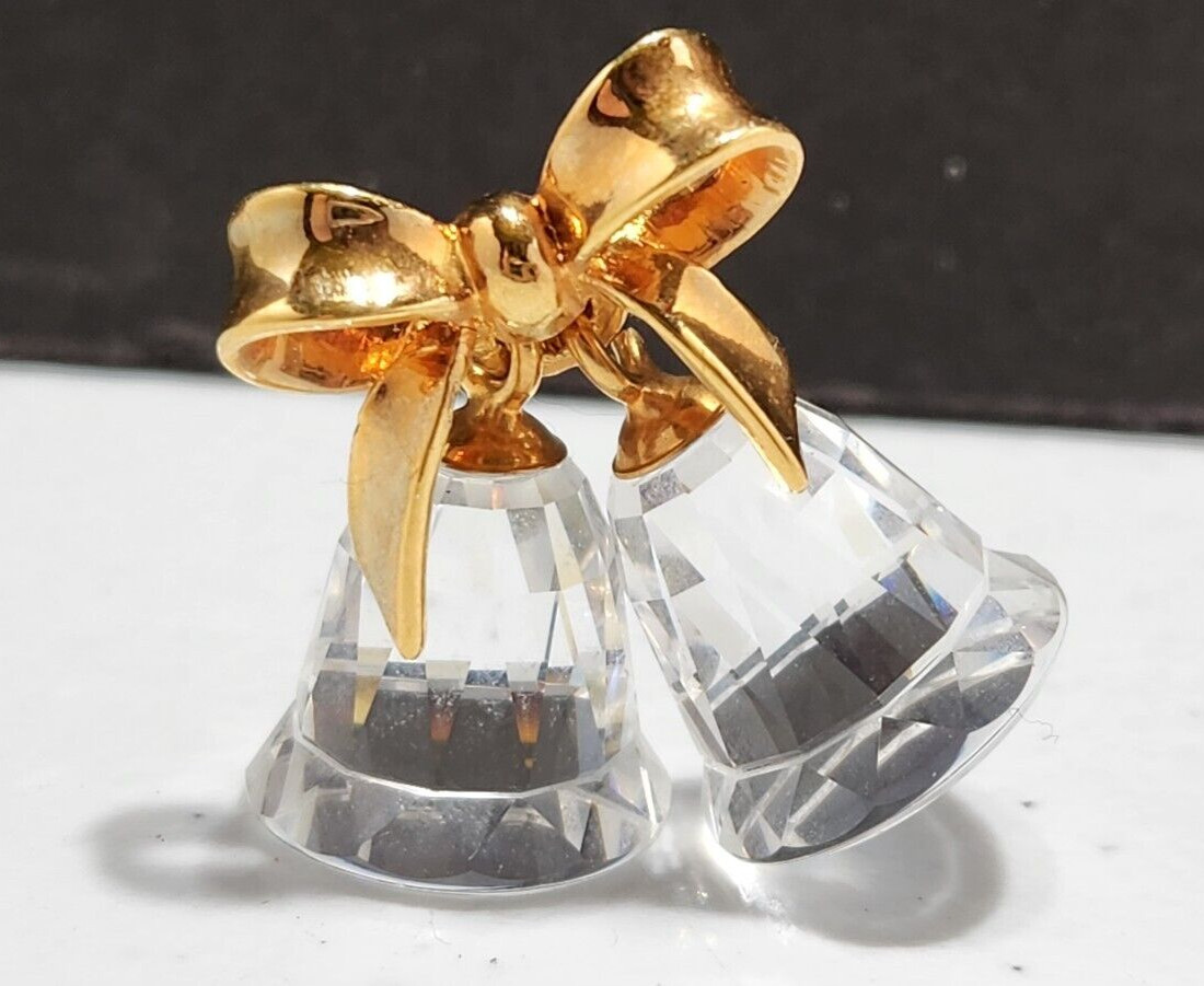 Vintage Swarovski Crystal Figurine Bells