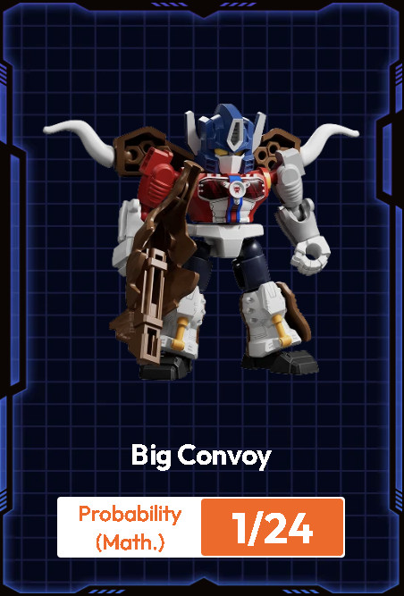 Blokees Transformers Defender Version 07 Mini Model Kit Big Convoy 1/24