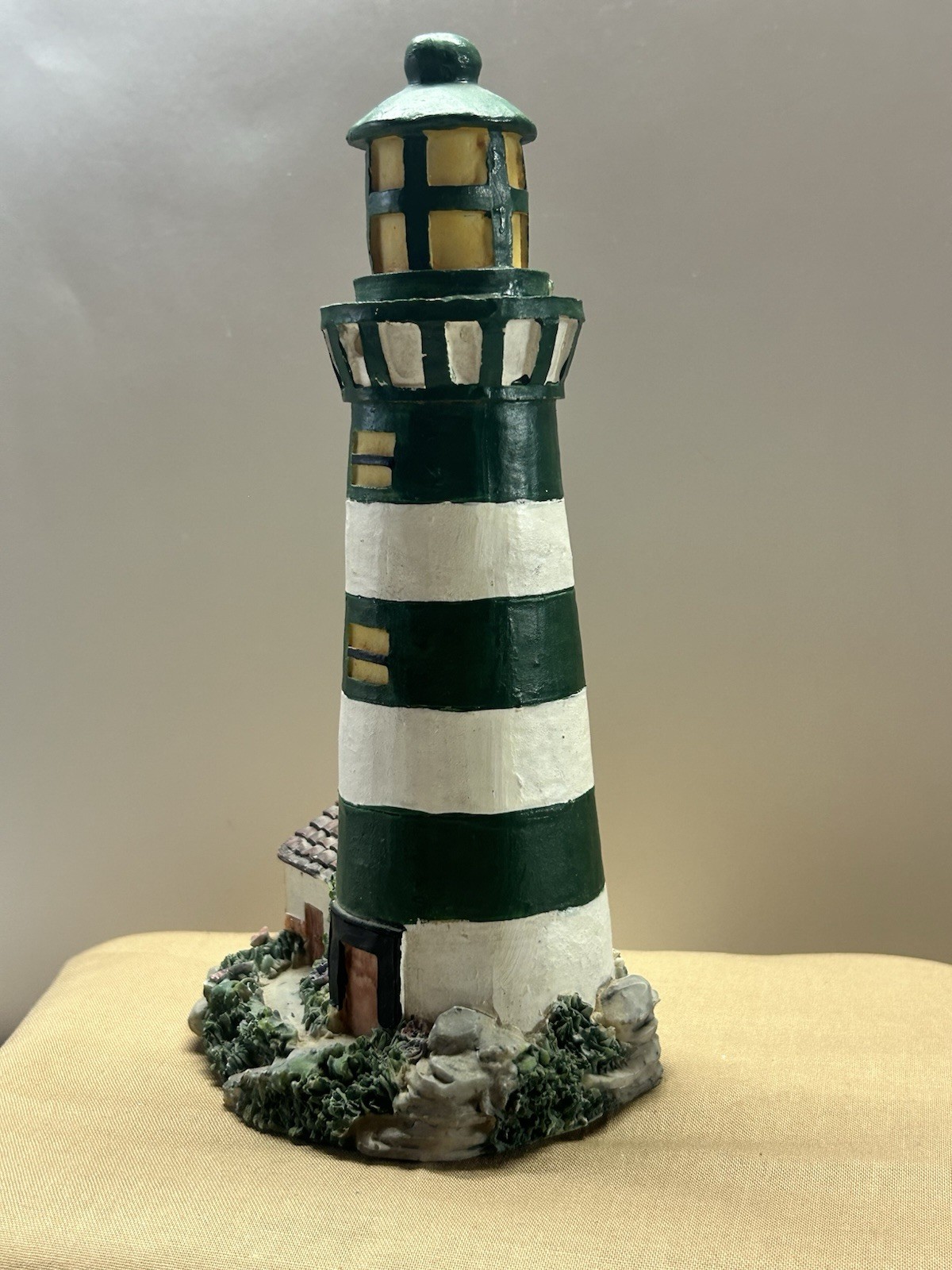 Vintage Lighthouse Figure 8.5″ Nicely Detailed Resin •Smoke Free Home