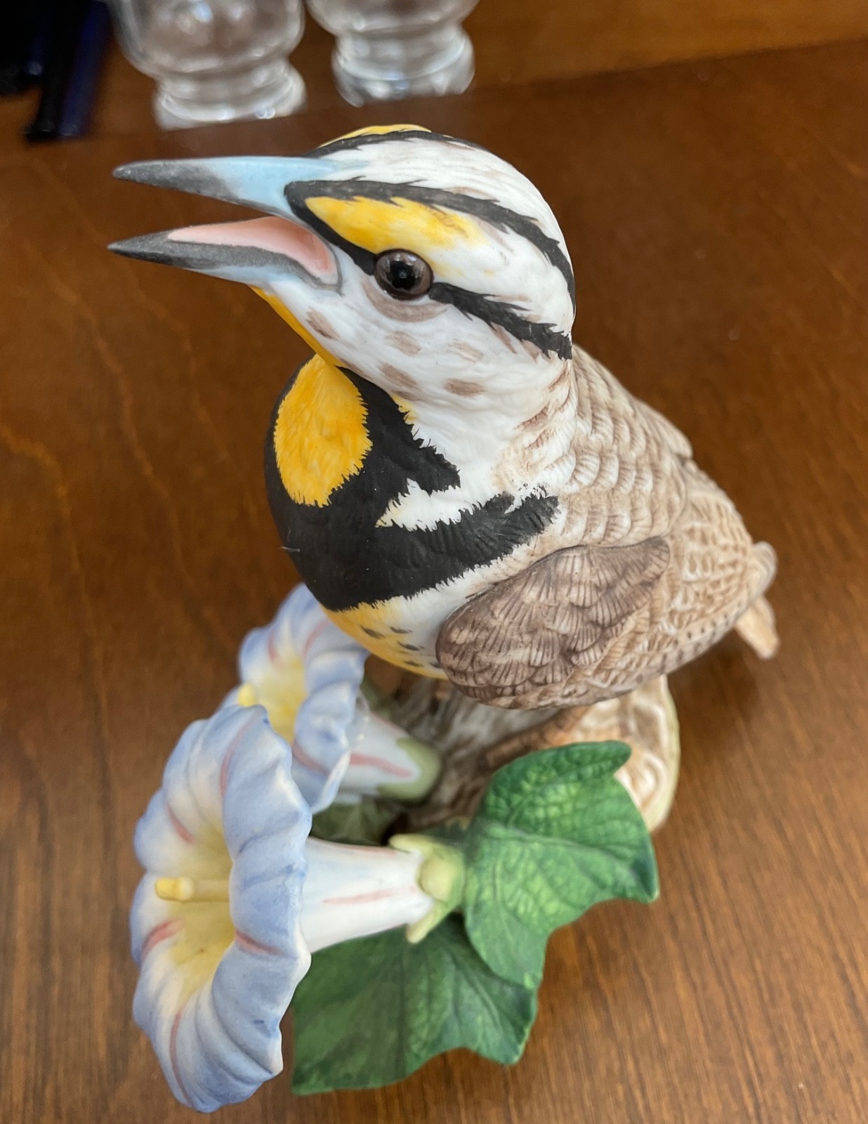 Lenox Western Meadowlark Porcelain Garden Birds Collection Figurine