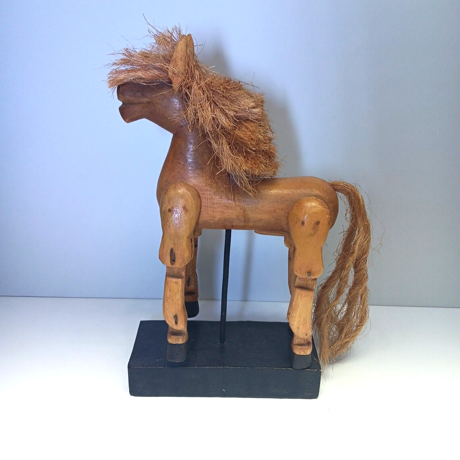 🐎 NOVICA Artisan Crafted Brown Wood Horse Sculpture ‘Jaifah Aksornsri’ Folk Art