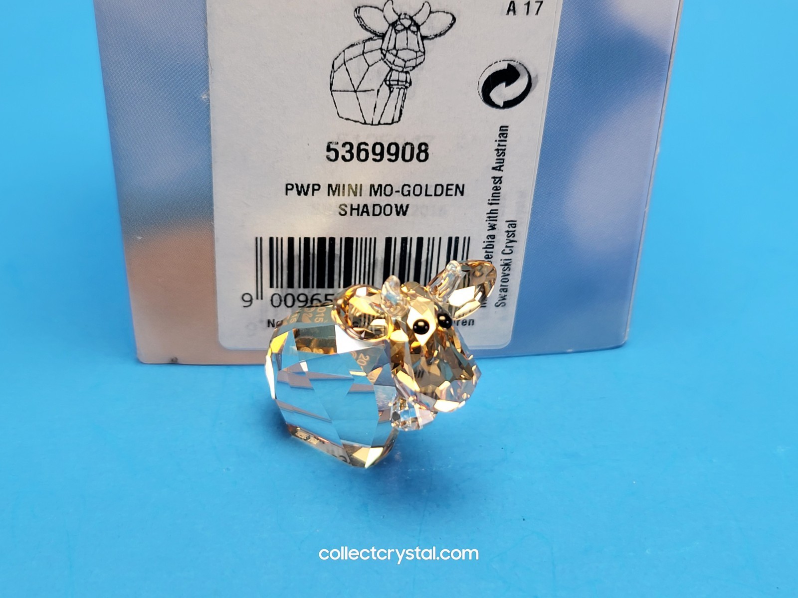 Swarovski GOLDEN SHADOW Mini Mo Cow Limited Edition 2015 -# 5125947 & 5369908